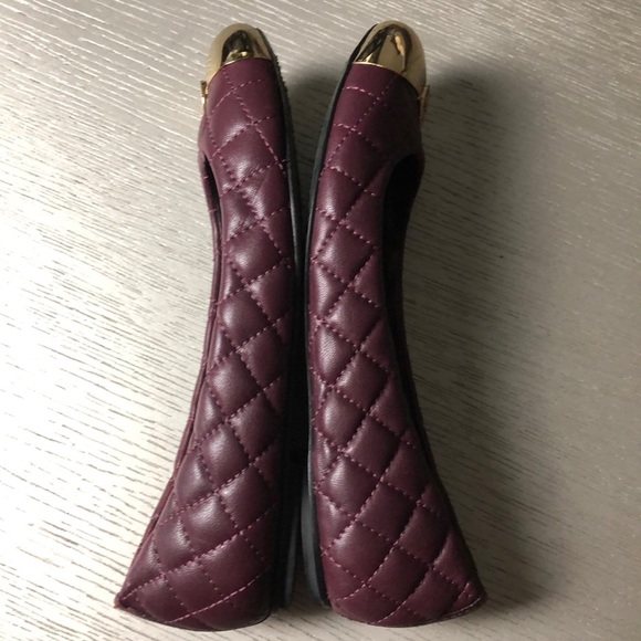 TORY BURCH Kaitlin Shiraz & Gold Quilted Leather - Picture 5 of 10